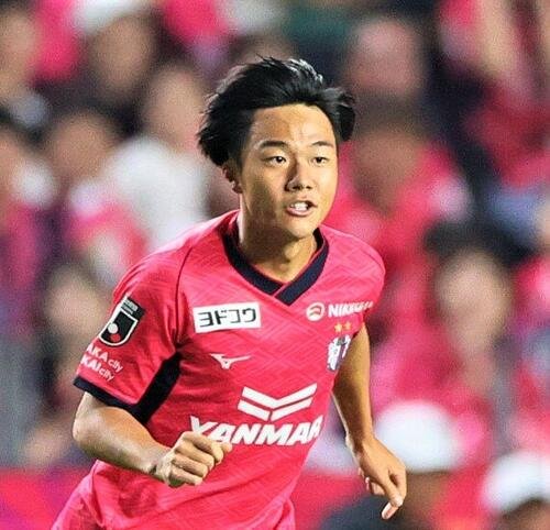 C大阪の柴山昌也(2025年9月撮影)