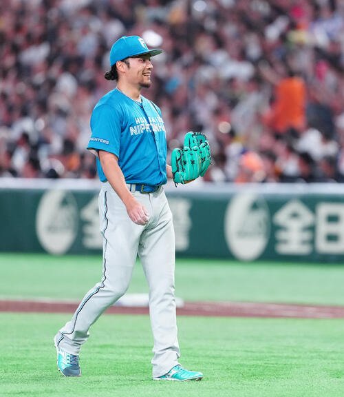 日本ハム伊藤大海(2026年7月撮影)