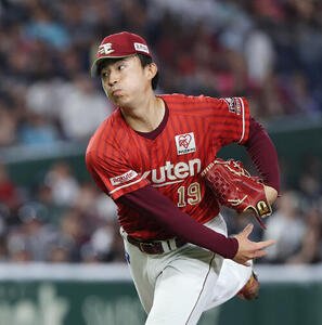 オリックス対楽天　楽天先発の荘司康誠(撮影･宮地輝)