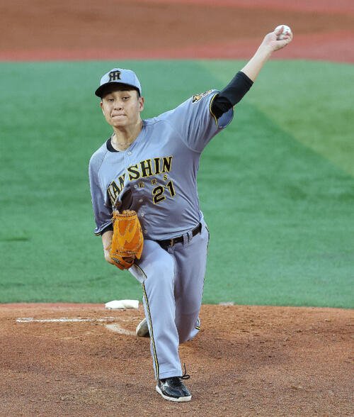 DeNA対阪神　阪神先発の大竹耕太郎(撮影･河田真司)
