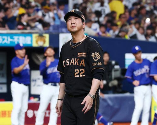 阪神対中日　中日に逆転負けの阪神藤川球児監督(撮影･加藤哉)