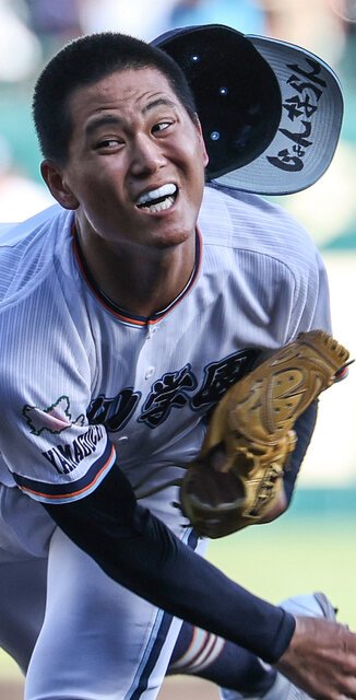 高川学園先発の木下