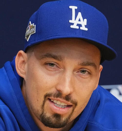 ドジャースのブレーク･スネル(2025年10月撮影)