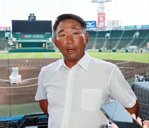 智弁和歌山の中谷仁監督(2026年8月撮影)