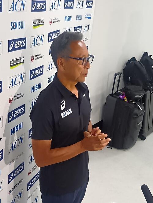 U20世界選手権から帰国した杉井将彦チームリーダー