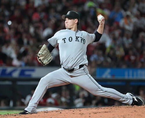 巨人井上温大(2026年8月撮影)
