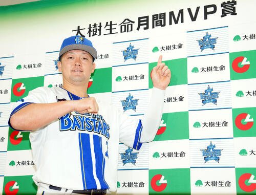 7月の月間MVPに輝いたDeNA牧秀悟(撮影･たえ見朱実)
