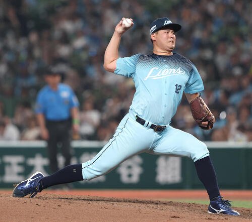 西武渡辺勇太朗(2026年8月撮影)