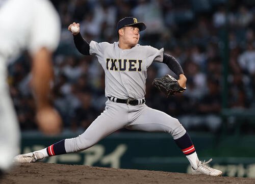 仙台育英･福井勇翔(2026年8月撮影)