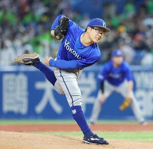 ヤクルト対DeNA DeNA先発の片山皓心(撮影･宮地輝)