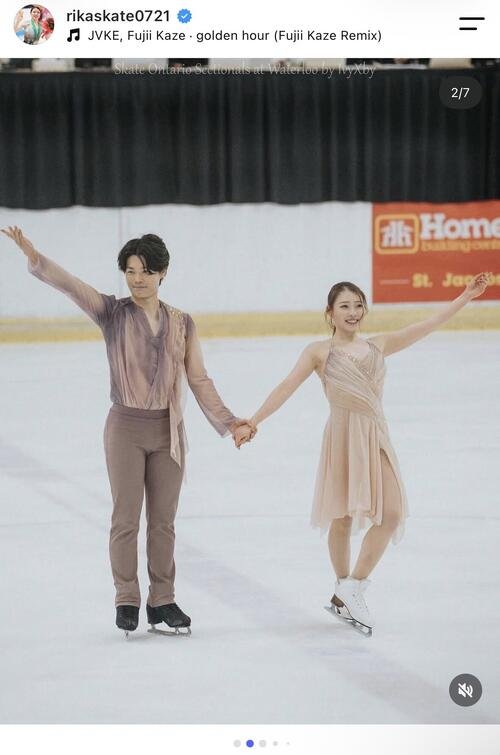 紀平梨花のインスタグラムから