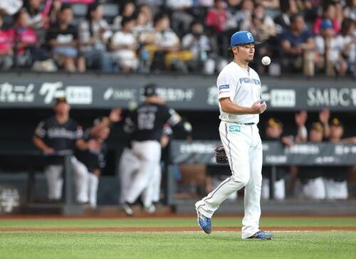 日本ハム対ソフトバンク　2回表、先制点を許す伊藤大海(撮影･黒川智章)