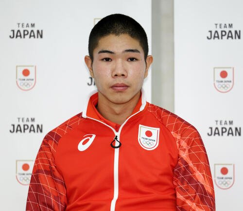 ｢第20回アジア大会TEAM JAPAN MEDIA SUMMIT｣で記者からの質問を聞く後藤大樹(撮影･宮地輝)
