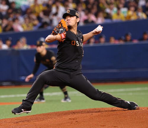 阪神対ヤクルト　阪神先発の伊藤将司(撮影･上田博志)