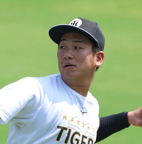 阪神伊原陵人(2026年7月撮影)