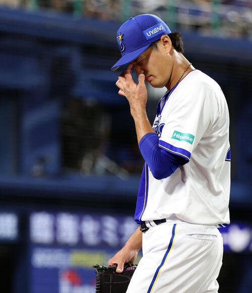 DeNA藤浪晋太郎(2026年8月撮影)