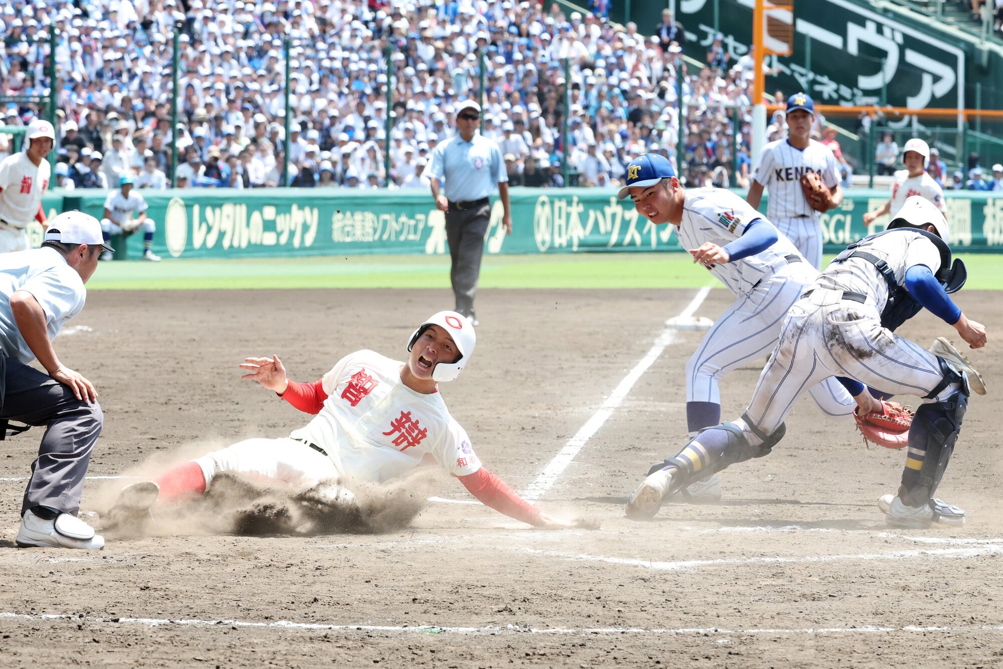 智弁和歌山が小技交え競り勝つ　健大高崎は八回に逆転も一歩及ばず