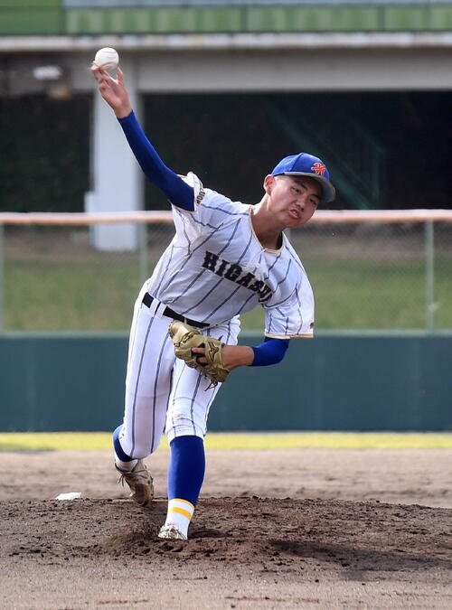 浜松工対磐田東　4安打完封した磐田東･斎藤