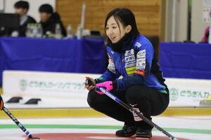 中部電力戦に臨むロコ･ソラーレ藤沢五月