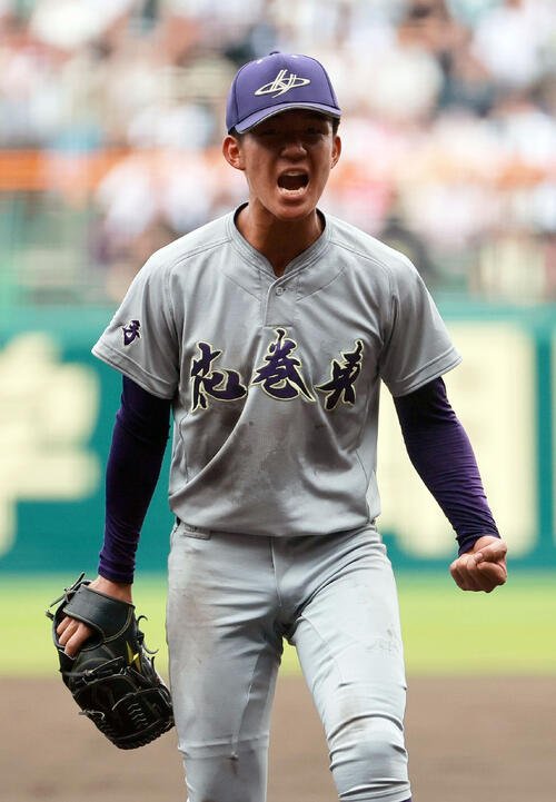 花巻東･萬谷堅心(2026年8月撮影)