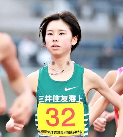 陸上女子長距離の不破聖衣来(2025年5月撮影)