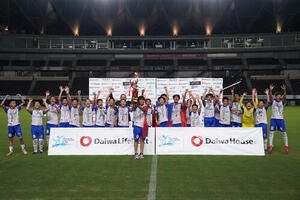 U－12ジュニアサッカーワールドチャレンジ2026で優勝したマツダDB FC(撮影･栗林真菜)