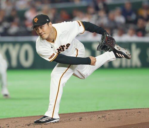 巨人則本昂大(2026年7月撮影)