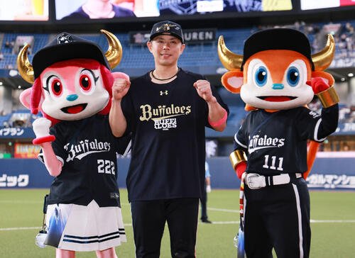 【オリックス】本拠地で逆転勝ち　若月健矢が勝ち越し三塁打　麦谷祐介の中前打でダメ押し