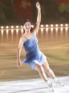 ｢フレンズオンアイス2026｣公開リハーサルに登場した坂本花織さん(撮影･宮地輝)