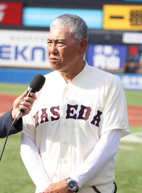 早大･小宮山悟監督(2026年5月31日撮影)