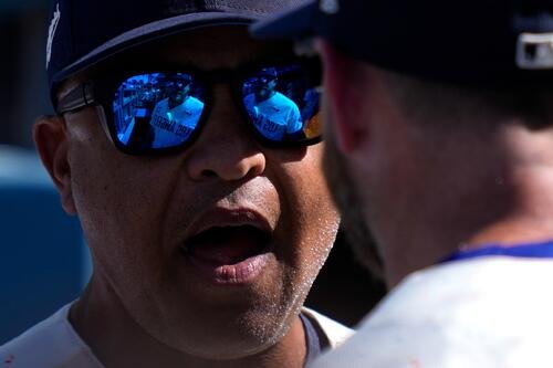 ドジャースのデーブ･ロバーツ監督(現地時間2026年8月22日撮影、AP)