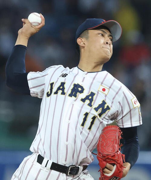 最速157キロの織田翔希(2026年撮影)