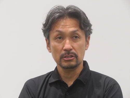 愛知･名古屋アジア大会に向けて取材に応じた女子日本代表なでしこジャパンの狩野倫久監督