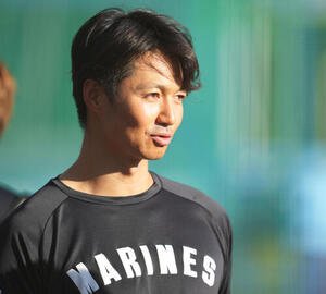 ロッテ唐川(2023年撮影)