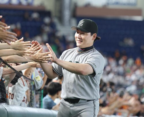 巨人丸佳浩(2026年8月撮影)