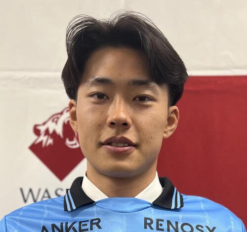 川崎FのMF山市秀翔(2025年撮影)