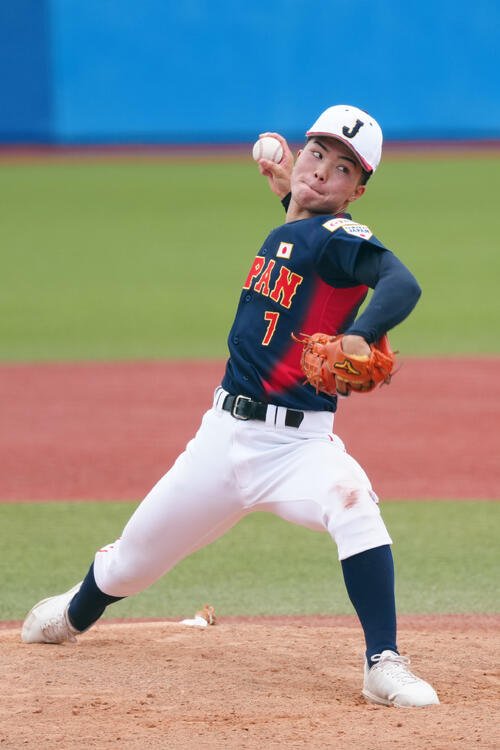 高校日本代表対立大　高校日本代表4番手の福島陽奈汰(2026年9月1日撮影)