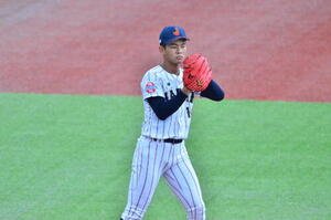 今大会初登板を飾った前田(撮影･平山連)