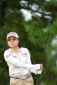 3番、ティーショットを放つサイ･ペイイン(撮影･江口和貴)