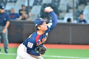 先発の杉本真滉(撮影･平山連)