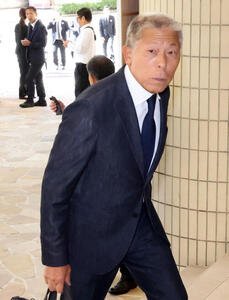 横浜･渡辺元智元監督のお別れの会に出席した日大三前監督の小倉全由氏(撮影･浅見桂子)