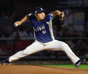 楽天対西武　西武2番手の平良海馬(撮影･野上伸悟)