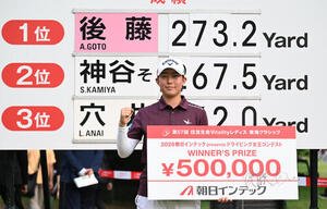 ドライビング女王コンテストを制した後藤あい(撮影･和賀正仁)