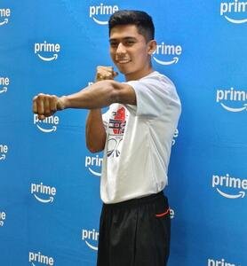 27日のWBO世界ミニマム級暫定王座決定戦を控える同級2位ラッセル･アコスタが公開練習
