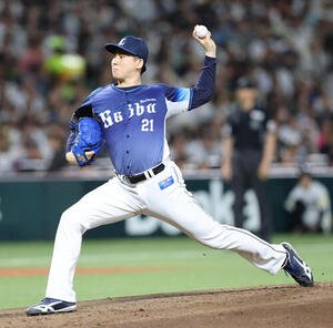 ソフトバンク対西武　西武先発の武内夏暉(撮影･梅根麻紀)