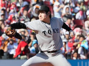 広島対巨人　巨人先発の竹丸和幸(撮影･加藤孝規)