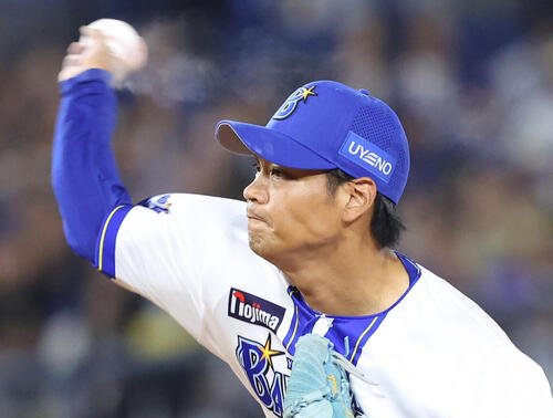 DeNA佐々木千隼(2026年9月撮影)
