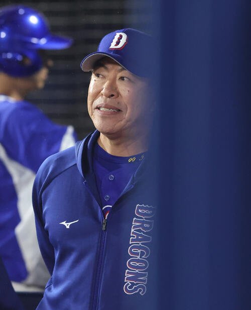 中日井上一樹監督(2026年9月撮影)