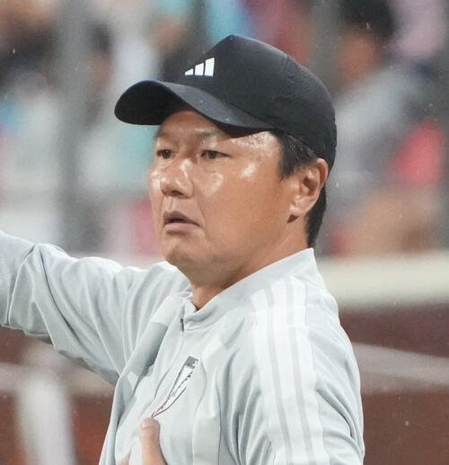 U－21日本代表の大岩剛監督(2026年9月26日撮影)