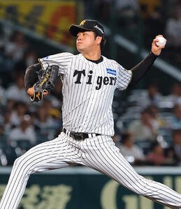 阪神対ヤクルト　阪神先発の高橋遥人(撮影･上田博志)